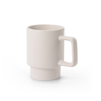 KUERTEN. Caneca de cerâmica com acabamento mate 330 mL